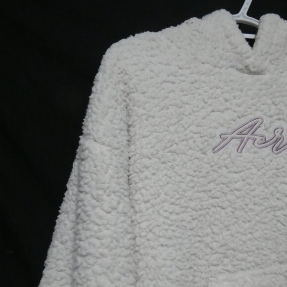 AERO | medium | Teddy / Sherpa Pullover Hoodie | Kangaroo Pocket - Picture 4 of 15